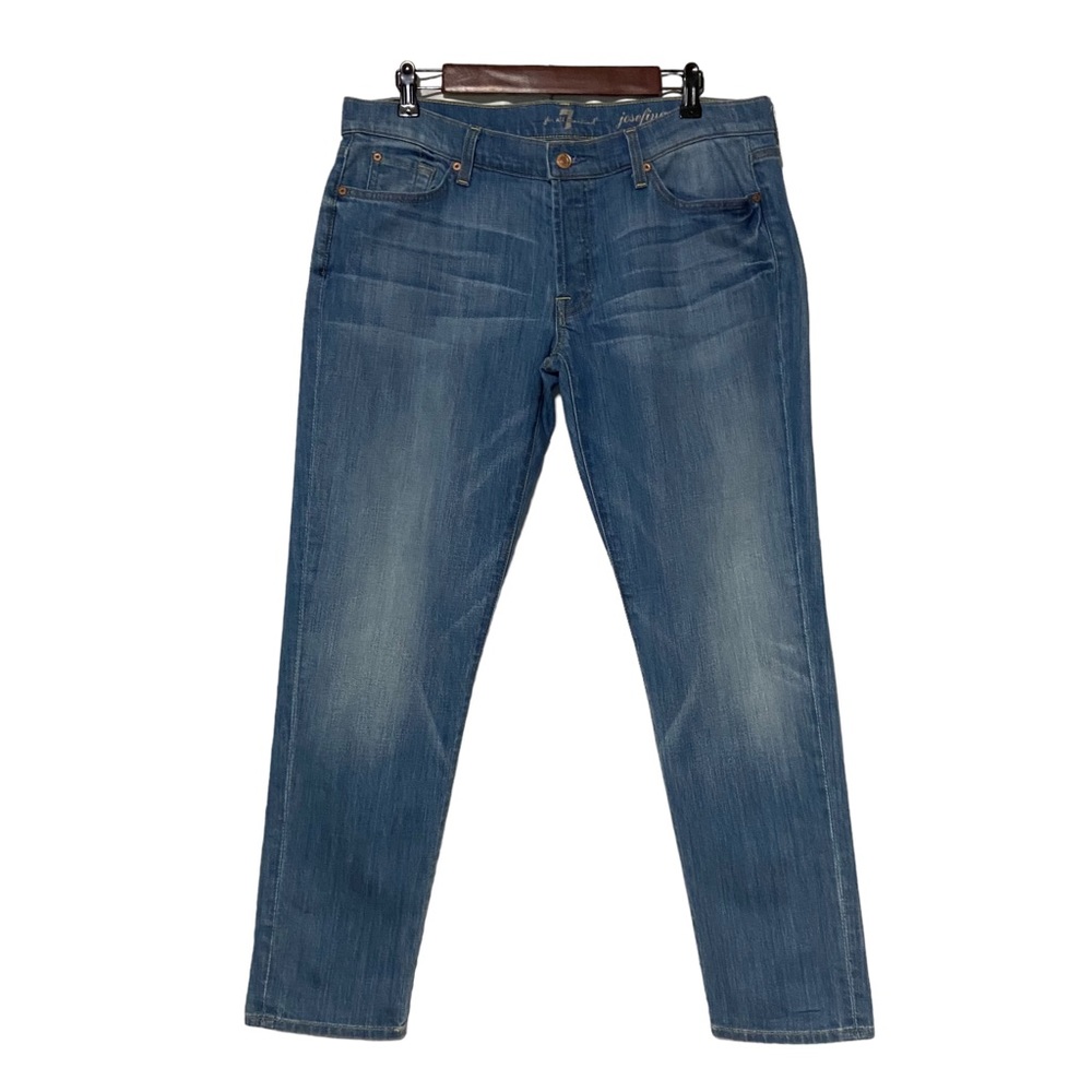 7 for All Mankind Josefina Boyfriend Jeans Women’s 31 Blue